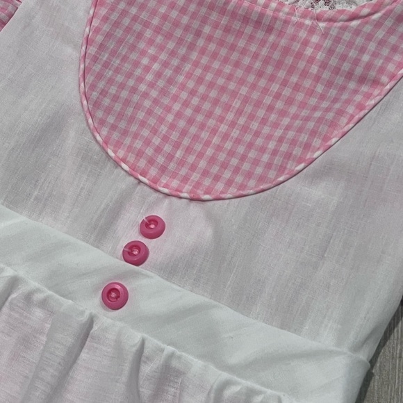 Girls vintage Embroidered Dress Easter - Picture 3 of 10